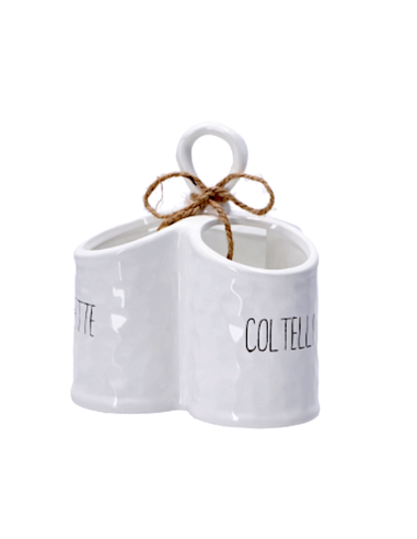 TAVOLA E CUCINA: vendita online PORTAPOSATE 115270 CERAMICA 16X14X18CM in offerta