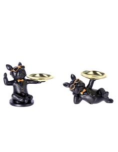 Svuotatasche Cane in resina 114600 assortito | shopincasa.it