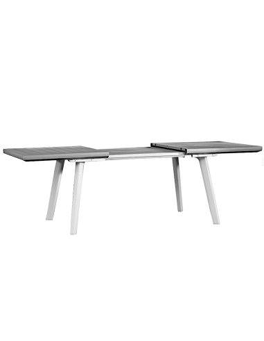 TAVOLO HARMONY ANTRACITE/BIANCO 162/241X100CM ALLUNGABILE