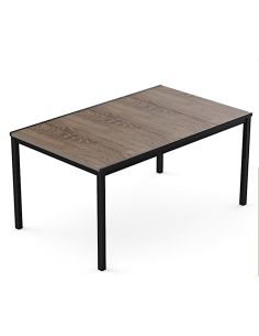 TAVOLO PORTO STRUTTURA GRAFITE 200X95X75CM EFFETTO LEGNO
