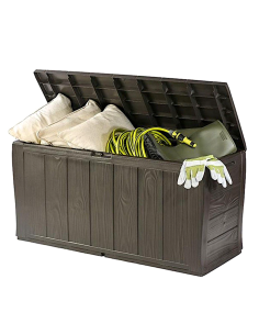 BAULE CONTENITORE SHERWOOD MARRONE 117X45X57CM