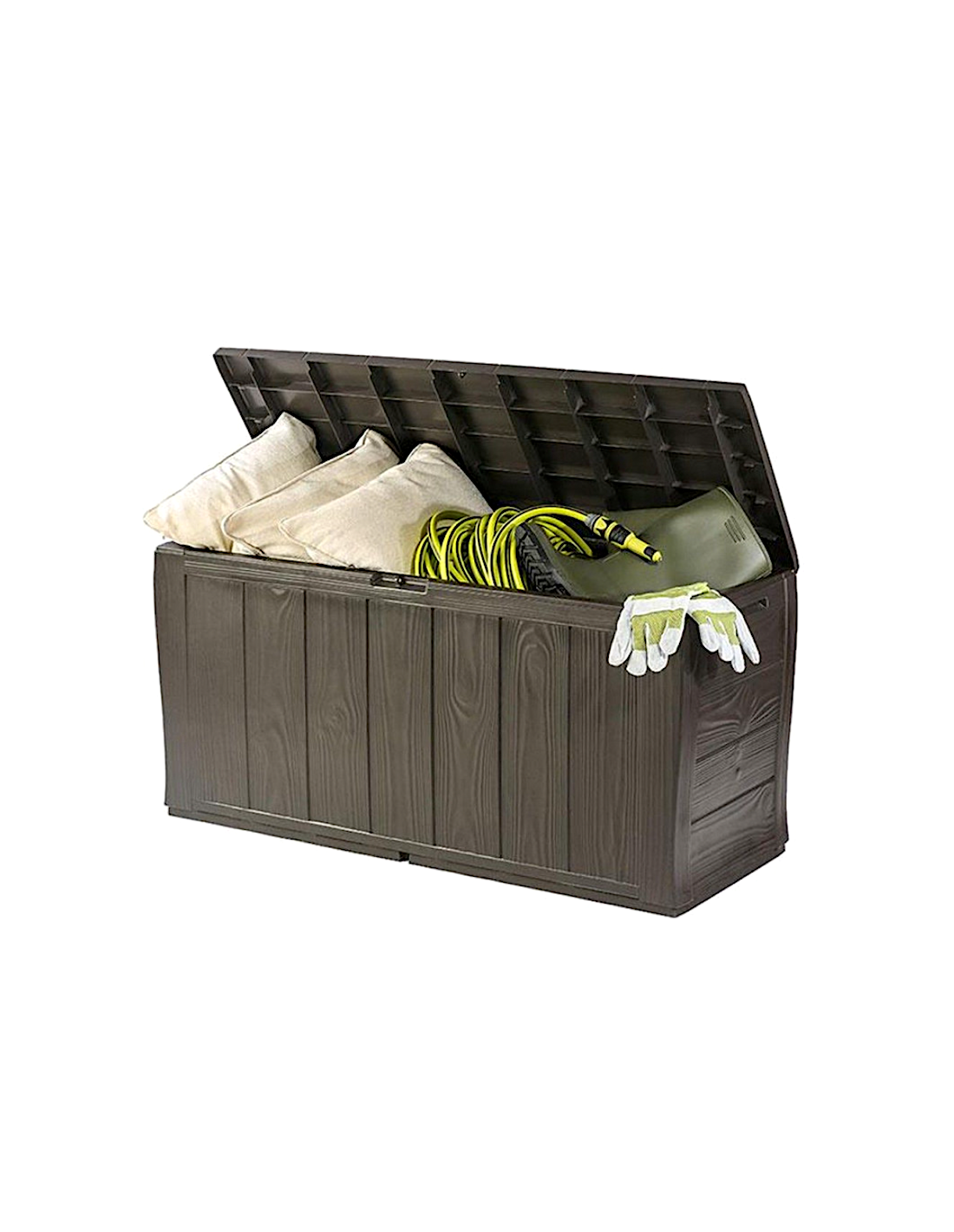 BAULE CONTENITORE SHERWOOD MARRONE 117X45X57CM