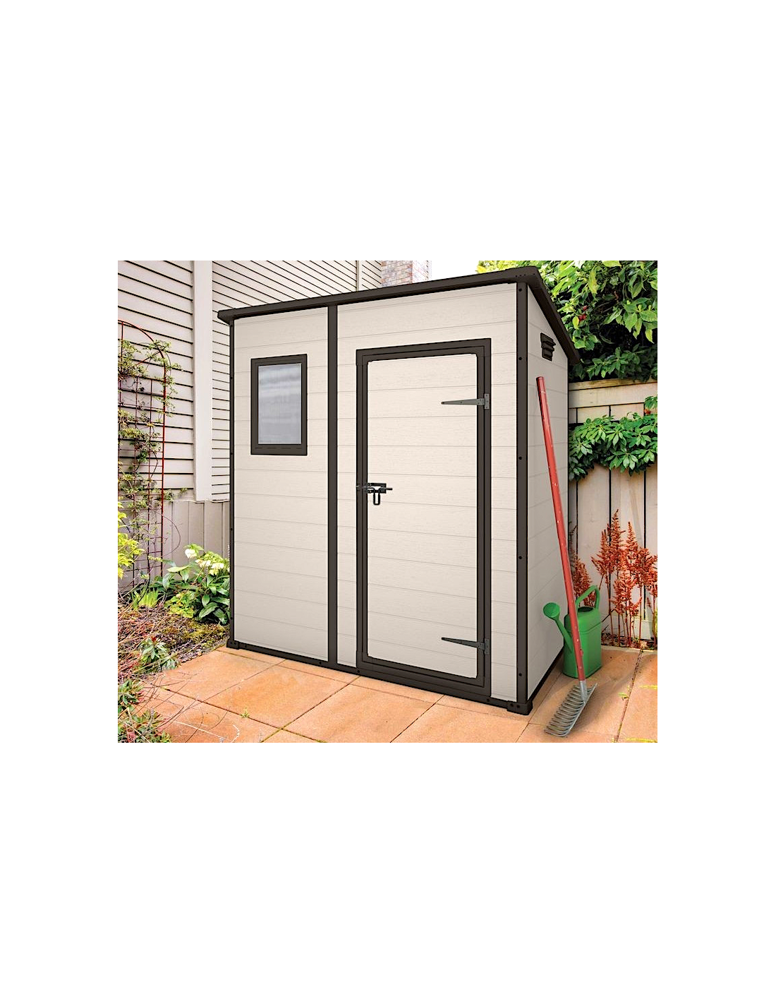 CASETTA DA GIARDINO MANOR PENT 6X4 BEIGE