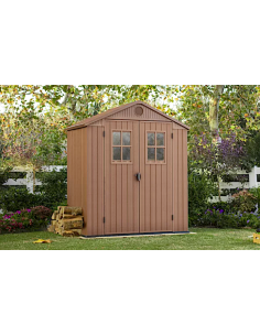 CASETTA DA GIARDINO DARWIN 6X4 EFFETTO LEGNO