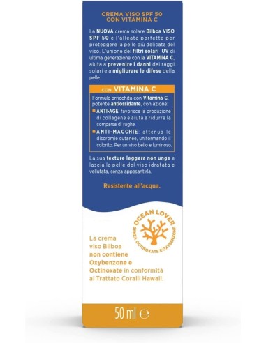 BAZAR IGIENE PERSONA: vendita online Bilboa Crema Viso Spf50 50ml in offerta