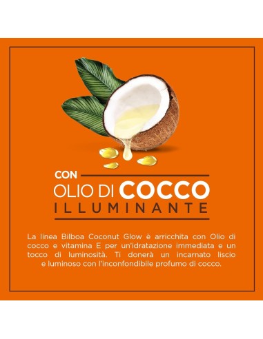 BAZAR IGIENE PERSONA: vendita online Bilboa, Latte Solare Coconut Glow SPF 15, Crema Solare con Olio di Cocco e Vitamina E, L...