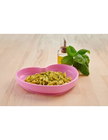 Ciotolina in Silicone Rosa con Ventosa 9M+ | shopincasa.it