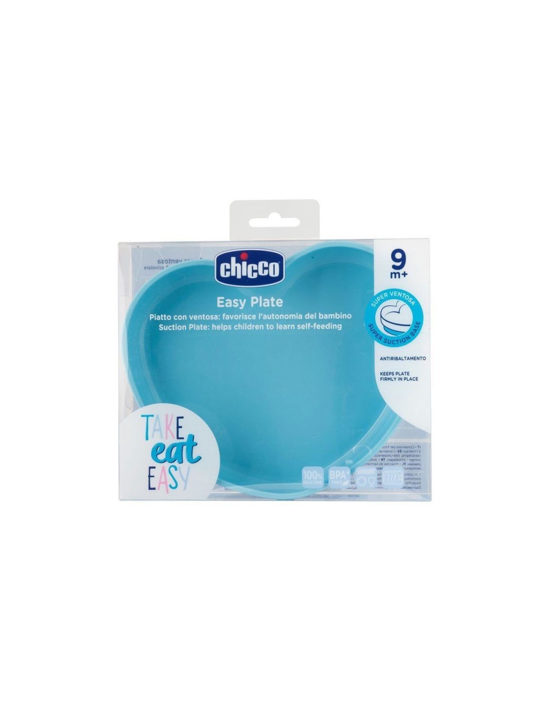Ciotolina in Silicone Azzurra con Ventosa 9M+ | shopincasa.it