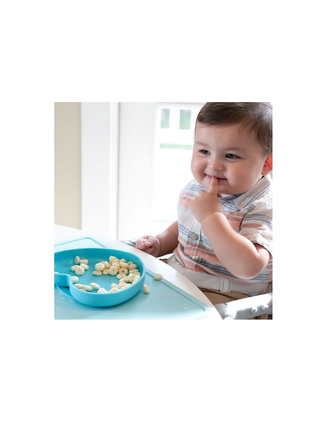 Ciotolina in Silicone Azzurra con Ventosa 9M+ | shopincasa.it