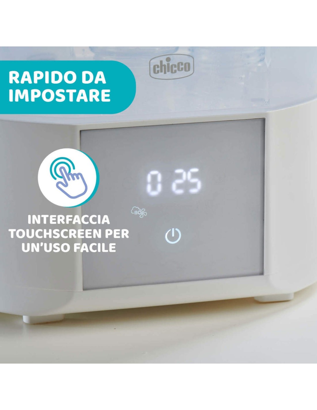 Sterilizzatore Chicco con asciugatura | shopincasa.it