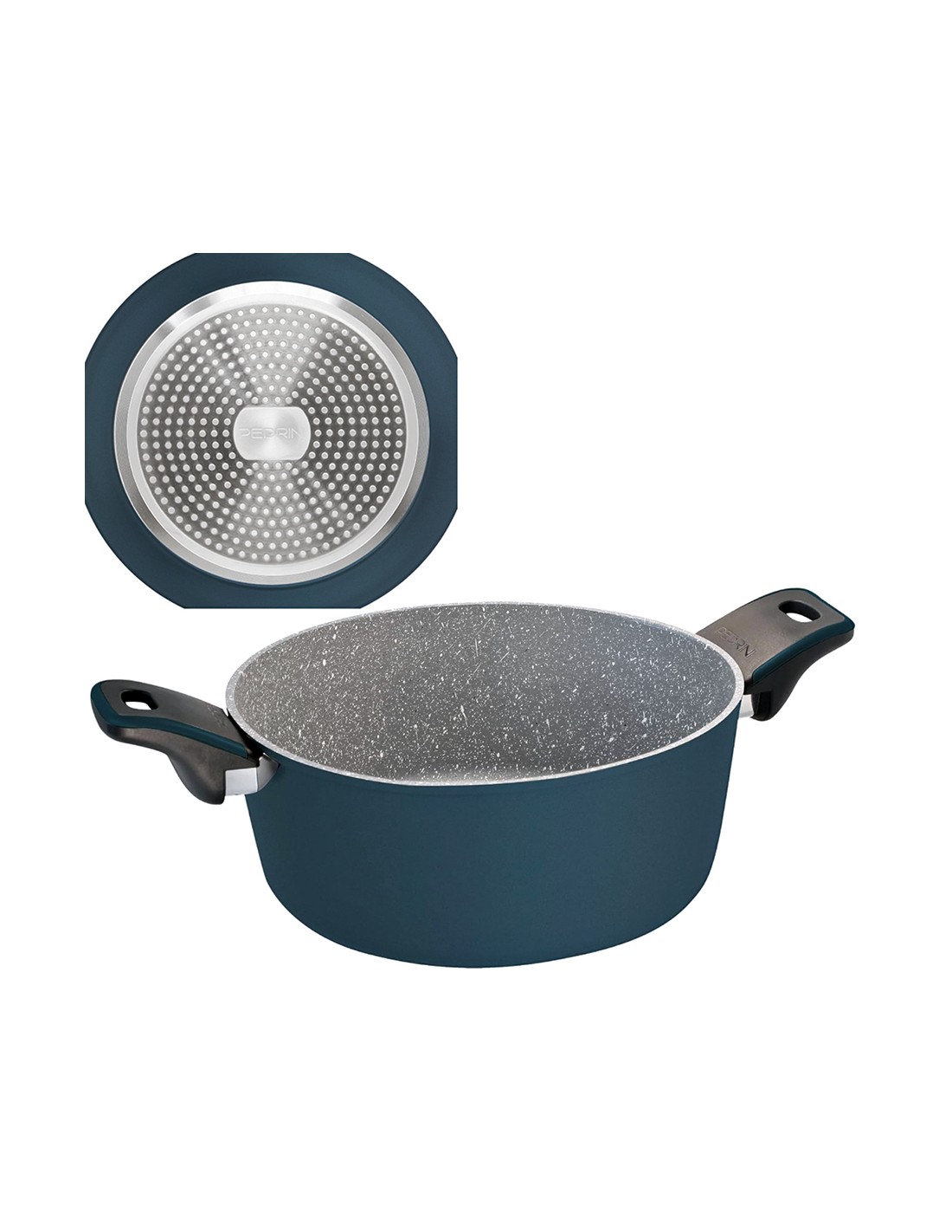 EVOTEK CASSERUOLA 2M 24CM ANTIADERENTE INDUZIONE