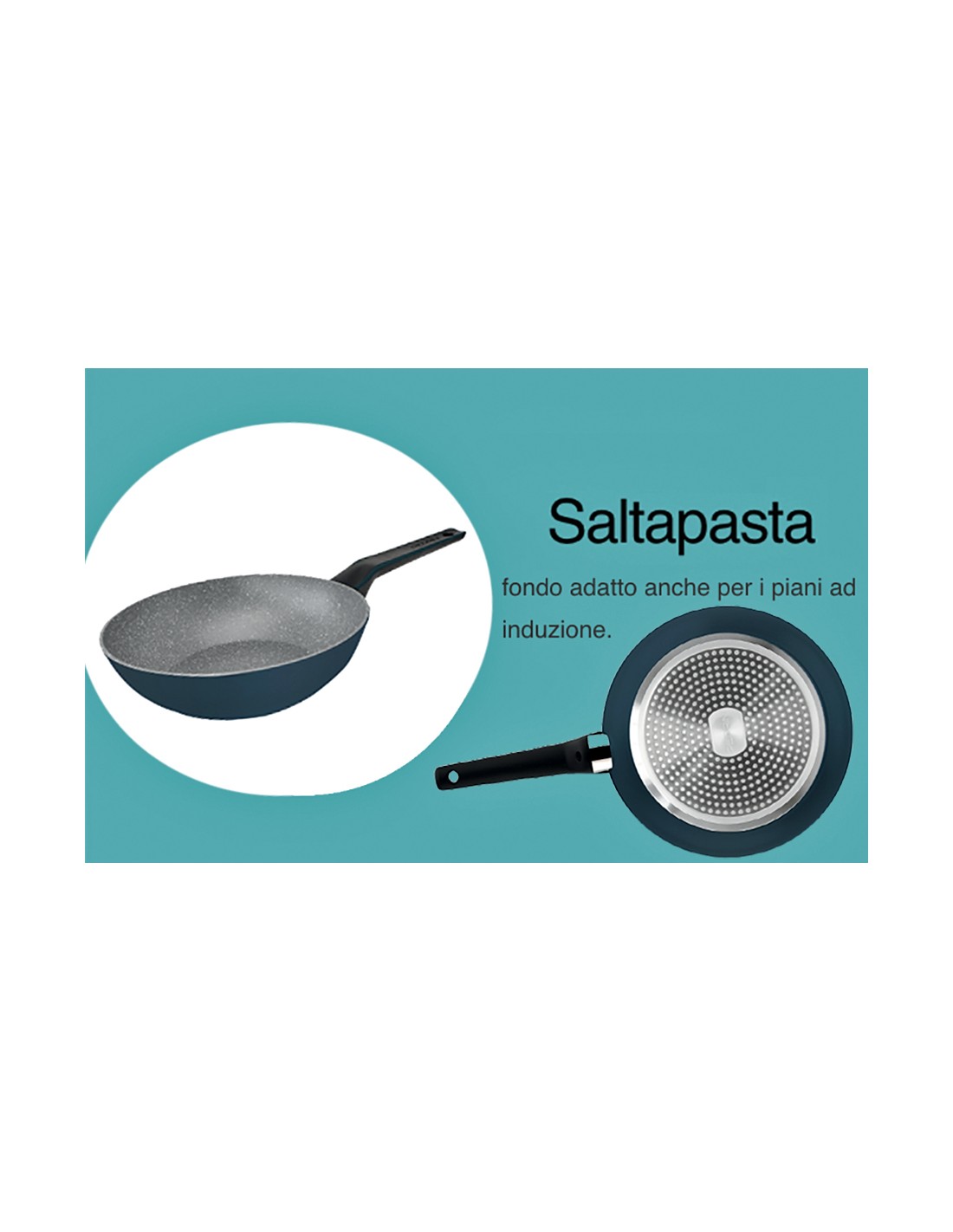 EVOTEK SALTAPASTA 28CM ANTIADERENTE INDUZIONE