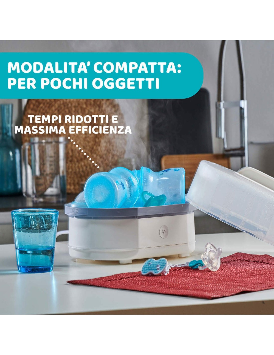 Sterilizzatore a Vapore Chicco 3 in 1 - shopincasa.it