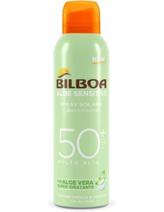 BAZAR IGIENE PERSONA: vendita online Bilboa, Protezione Solare Corpo Aloe Sensitive BOV SPF50+, Spray Solare Alta, Per Pelli ...