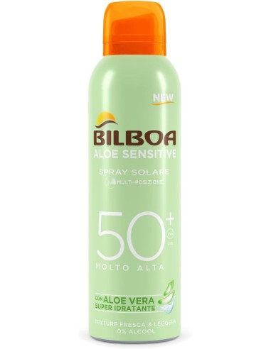 BAZAR IGIENE PERSONA: vendita online Bilboa, Protezione Solare Corpo Aloe Sensitive BOV SPF50+, Spray Solare Alta, Per Pelli ...