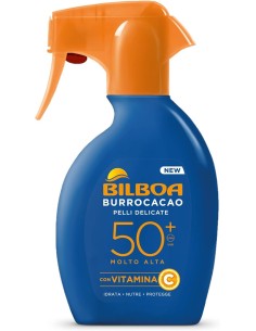 GEL - LACCHE - CREME - SPUME: vendita online Bilboa Burrocacao Spray Solare Trigger SPF 50+, Protezione Solare Molto Alta per...