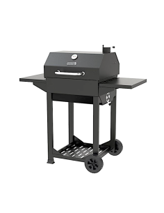 BARBECUE A CARBONE: vendita online Barbecue a carbone semibarile Clint, affumicatore integrato, griglia acciaio, termometro i...