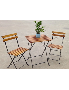 SET BISTRO TELFORD TAVOLO+2SEDIE 55X54CM
