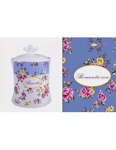 BISCOTTIERA 82264 ROMANTIC ROSE CERAMICA