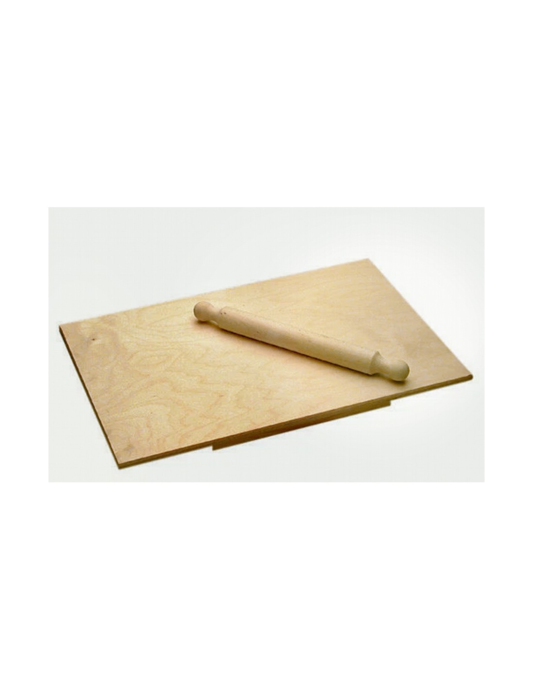ASSE PER PASTA BETULLA 58X38CM CON MATTARELLO 35CM