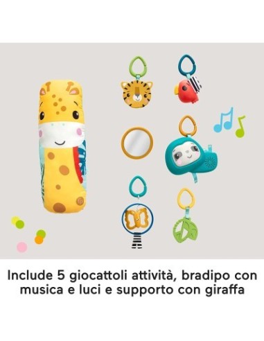 Fisher Price Palestrina Sensoriale Cuccioli della Natura 3in1 | shopincasa.it