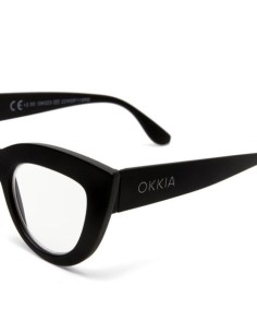 OCCHIALI: vendita online Occhiali lettura Cat Eye, neri, +2.00, soft touch, leggeri, eleganti, modello Gatto Lite, donna, con... 2