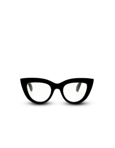 OCCHIALI: vendita online Occhiali lettura Cat Eye, neri, +2.00, soft touch, leggeri, eleganti, modello Gatto Lite, donna, con...