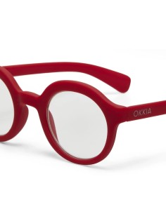 OCCHIALI: vendita online Occhiali lettura Lauro, Rosso, +2.00, lenti anti luce blu, tondi, spring arms, soft touch, per donna...