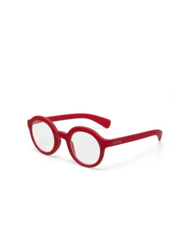 OCCHIALI: vendita online Occhiali lettura Lauro, Rosso, +2.00, lenti anti luce blu, tondi, spring arms, soft touch, per donna...