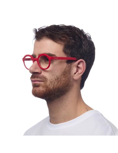 OCCHIALI: vendita online Occhiali lettura Lauro, Rosso, +2.00, lenti anti luce blu, tondi, spring arms, soft touch, per donna...