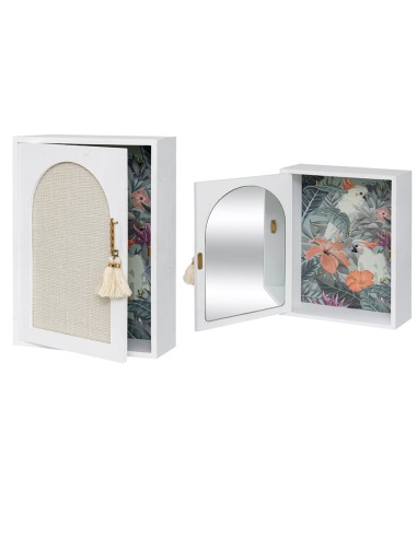 SCATOLA PORTACHIAVI 206425 WILD ROMANCE 20X8X28CM CON SPECCHIO