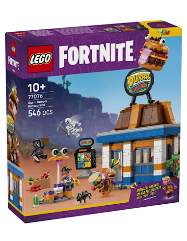 LEGO Fortnite 77076 Ristorante Durrr Burger, set collezione con 3 personaggi esclusivi | Shop in Casa