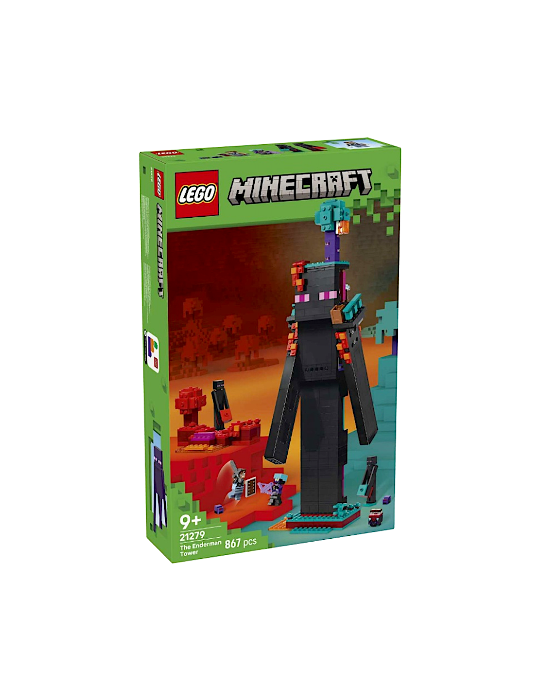 LEGO Minecraft 21279 Torre dell’Enderman 2in1 con mob e portale | shopincasa.it