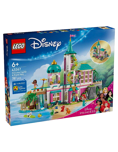 LEGO 43267 Disney Castello della Principessa con Animali Reali e Mini Bamboline | Shop in Casa