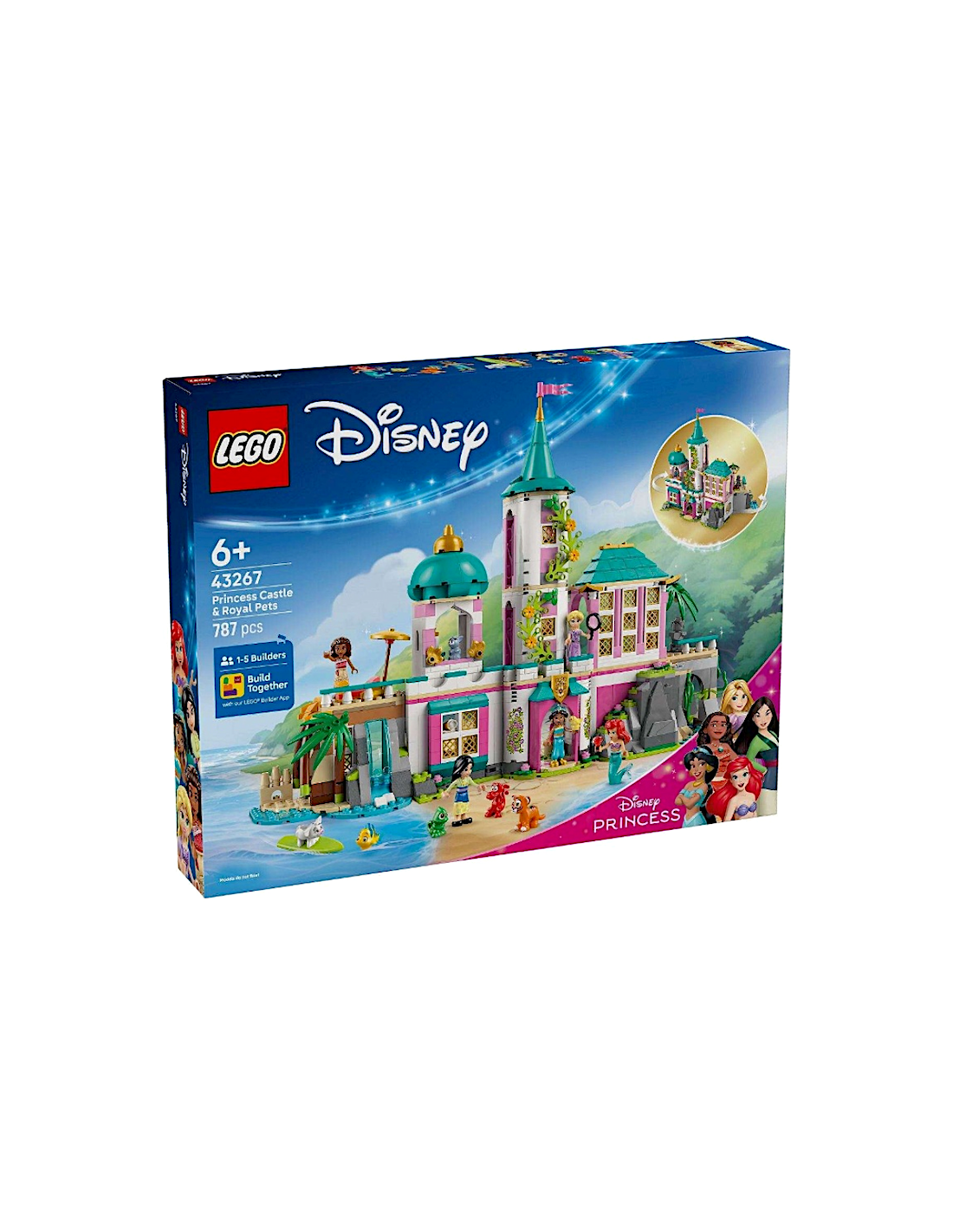 LEGO 43267 Disney Castello della Principessa con Animali Reali e Mini Bamboline | Shop in Casa