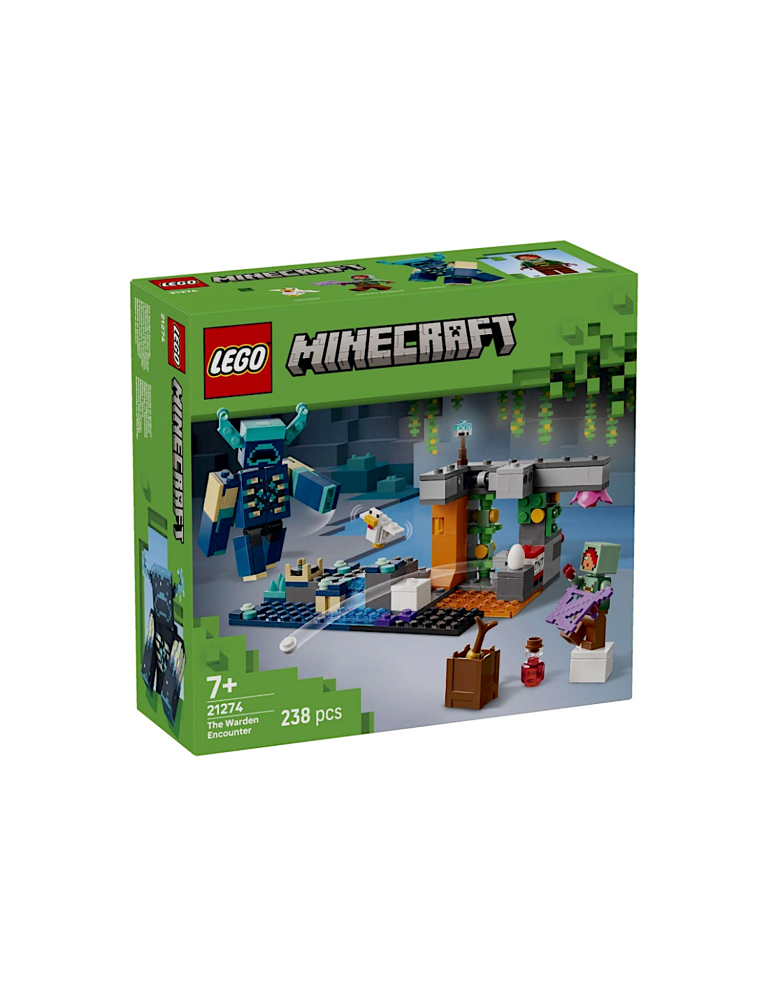 LEGO Minecraft L’Incontro con il Sorvegliante con TNT | shopincasa.it