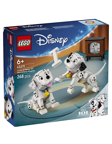 LEGO Disney 43271 Pongo e Peggy, cuccioli Disney da costruire ed esporre | Shop in Casa