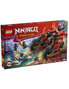 LEGO 71844 Ninjago Veicolo da Combattimento Ninja con Moto, Aereo e Minifigure | Shop in Casa