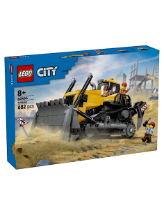 LEGO City 60466 Bulldozer Giallo, gioco da cantiere per bambini da 8 anni | Shop in Casa