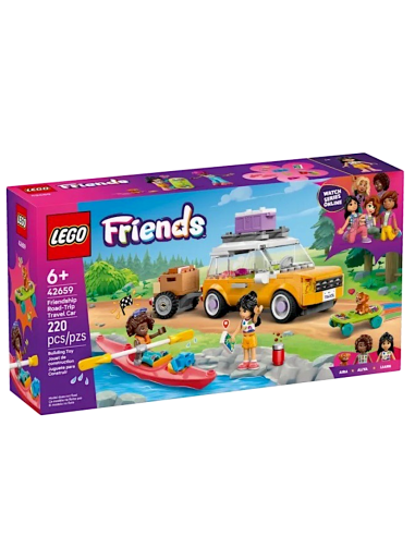 LEGO Friends 42659 con auto, cucciolo e kayak per bambine da 6 anni su Shopincasa.it