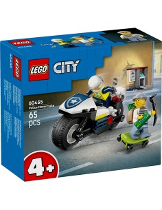 LEGO City 60455 Moto della Polizia, avventure d’azione per piccoli agenti dai 5 anni | Shop in Casa