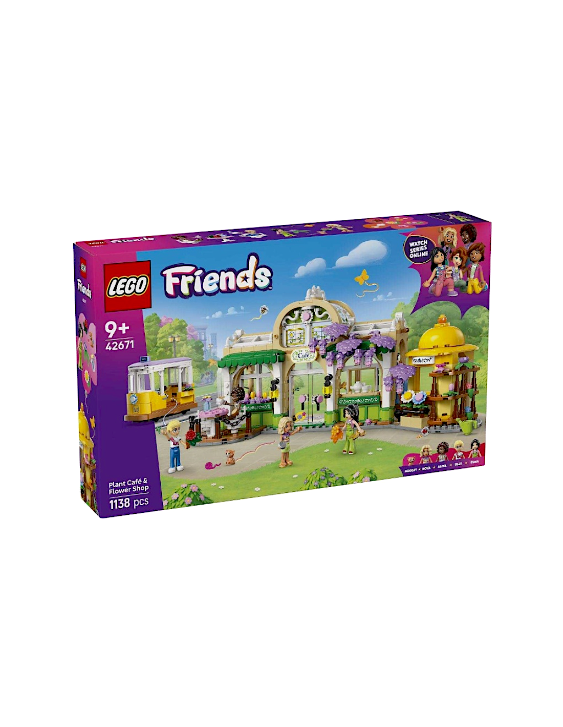 LEGO Friends Caffè delle Piante, negozio di fiori e tram 42671 | shopincasa.it