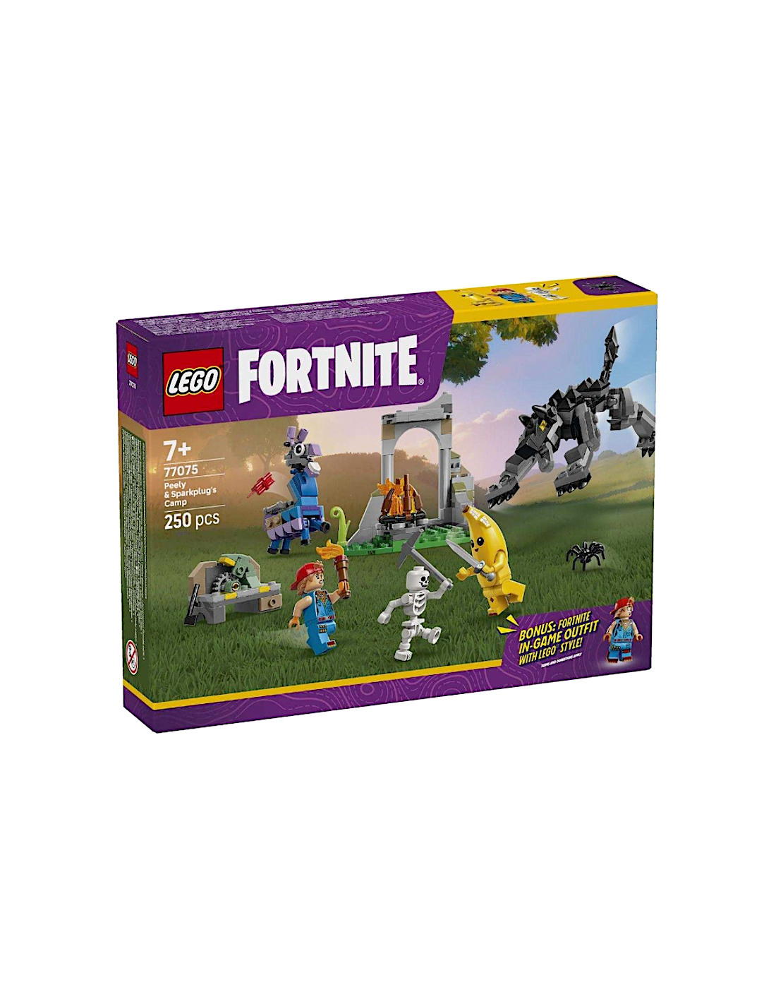 LEGO Fortnite 77075 Campo di Bananita con 3 personaggi e Lama – Gioco d’avventura 7+ anni | Shop in Casa