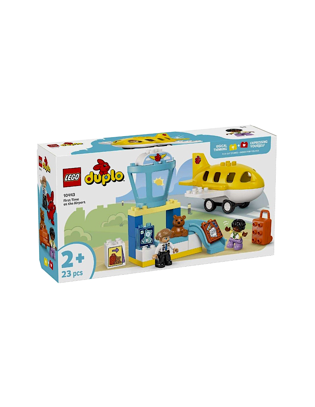 LEGO DUPLO 10443 Prima Volta in Aeroporto, con aereo, figure e orsacchiotto | Shop in Casa