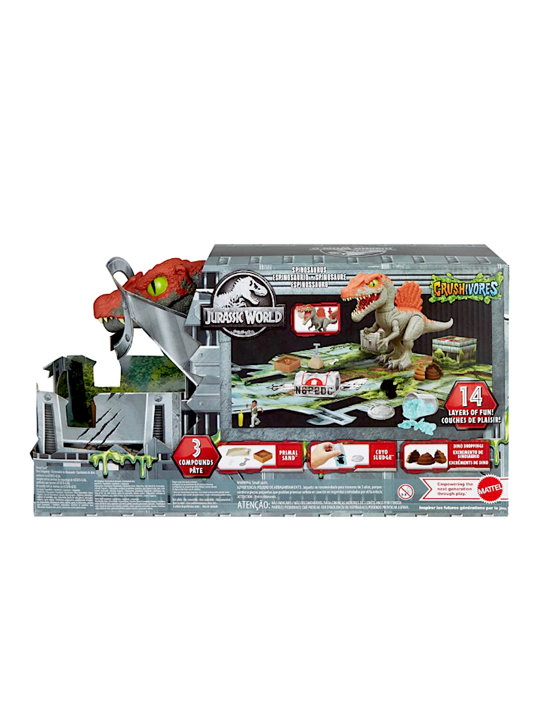 JURASSIC WORLD HTP71 SPINOSAURO INDOMABILE
