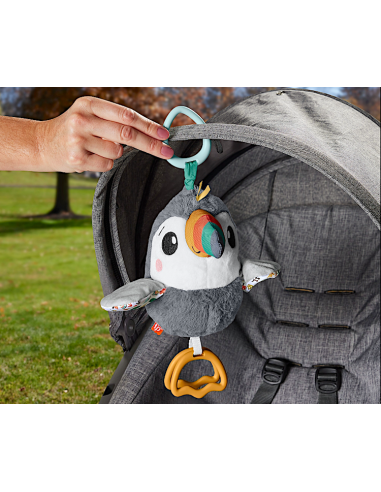 FISHER-PRICE TUCANO VOLA CON ME HNX66 – PELUCHE SENSORIALE PER NEONATI CON SUONI E ALI IN MOVIMENTO