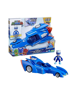 PJ MASKS F6213 CAT RACER CON PERSONAGGIO, VEICOLO SUPER PIGIAMINI, GIOCATTOLO PER BAMBINI