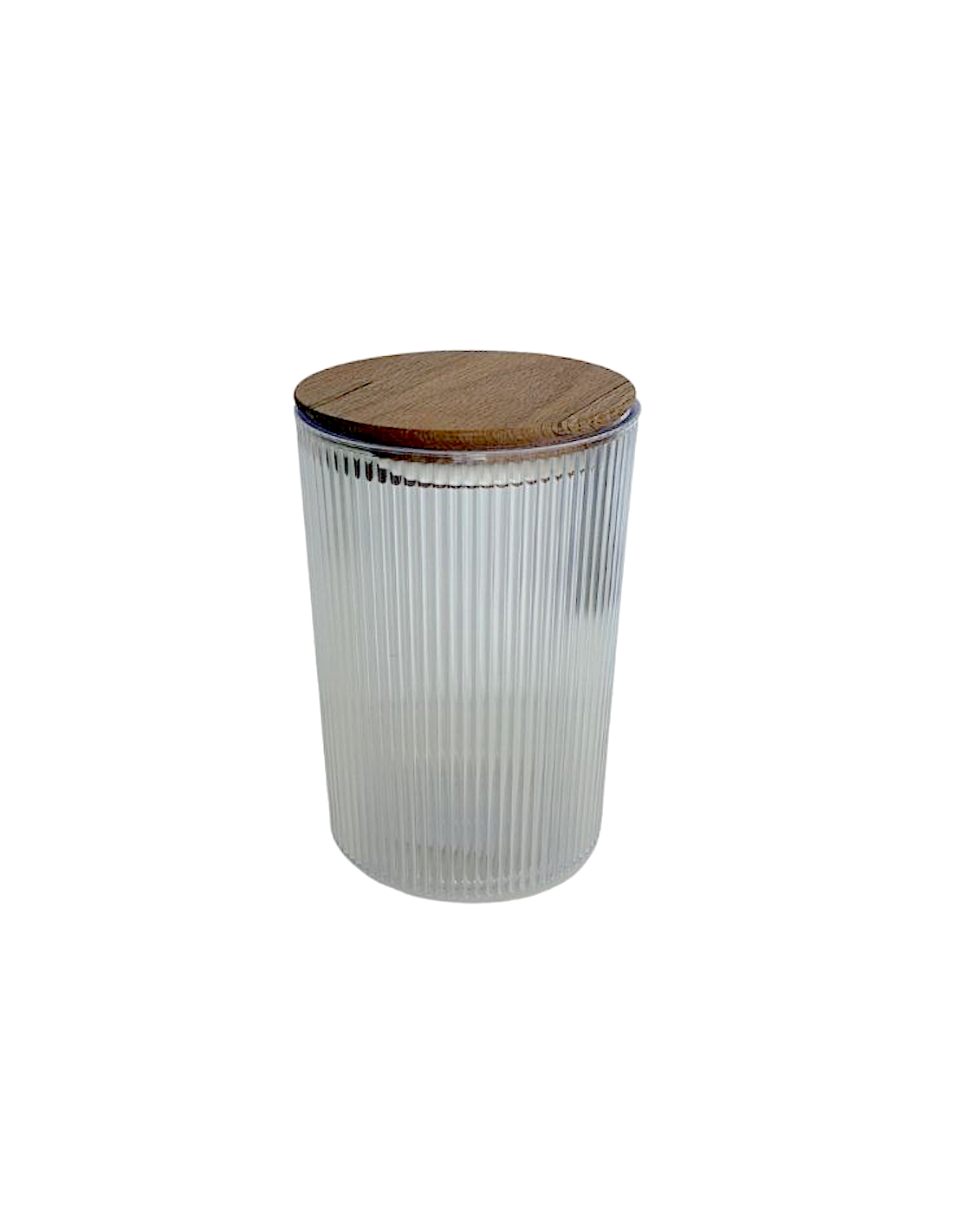 CONTENITORE TONDO 1,35LT COPERCHIO LEGNO