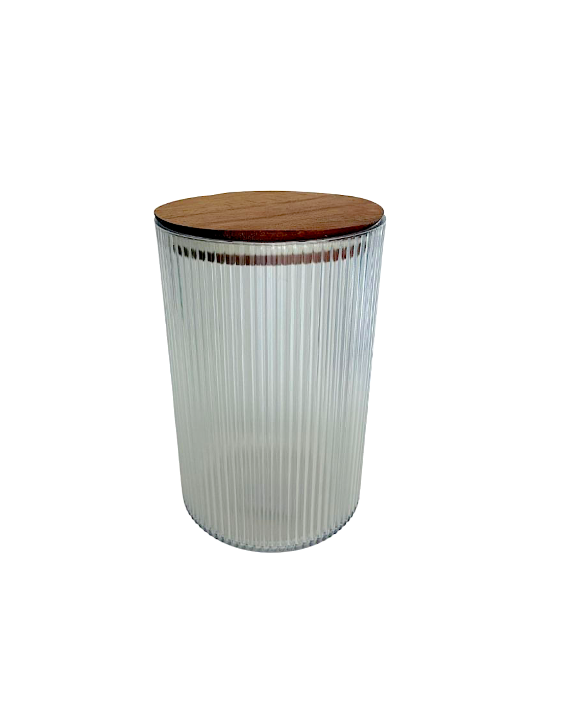 CONTENITORE TONDO 2,2LT COPERCHIO LEGNO