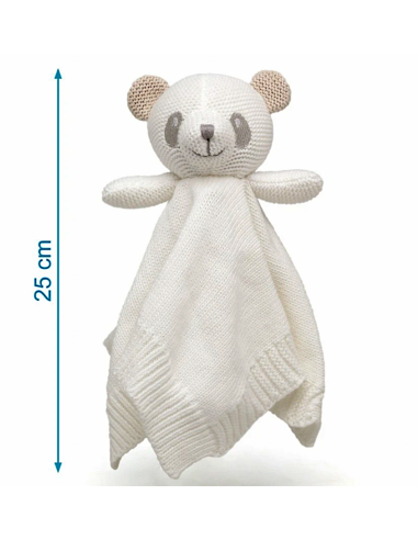 Dou Dou panda in cotone 25 cm – eco e sicuro da 0 mesi | shopincasa.it